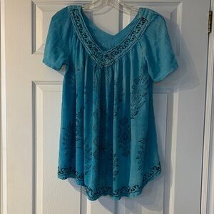 Shoreline Light Blue Free Size Top